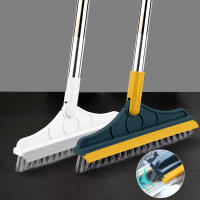 Cepillo giratorio 2 en 1 para limpieza de grietas, escoba de cerdas rígidas con mango largo para ventanas, baño, cocina - details 0