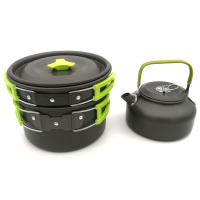 Juego de Cocina Plegable Portátil Utensilios Duraderos de Aluminio para 2-3 Personas Resistente al Calor Ideal para Camping y Picnics - details 9