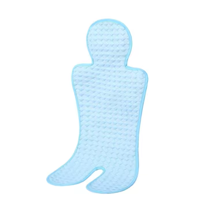 Forro para cochecito de bebé, estera de refrigeración, cojín para cochecito de bebé cómodo y transpirable, almohadilla para cochecito de bebé de Color sólido - 1