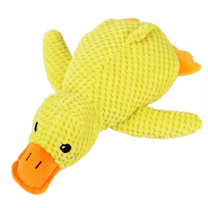 Juguete de peluche de terciopelo de maíz para mascotas, juguete interactivo para aliviar la congestión, juguete para mascotas - 1