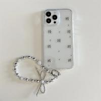 Funda de Plata Transparente 3D con Lazo Protección Completa para iPhone 15, 14, 13, 12, 11 Pro Max con Cadena - details 14