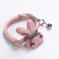 Collar con campana de conejo pequeño de dibujos animados, conjunto de cuello de peluche para perro pequeño, Collar para gato, 1 ud. - details 5