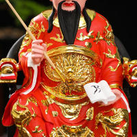 Emperador, Wenchang de 12 pulgadas y 16 pulgadas, Estrella Wenqu, ocupó el primer lugar en la lista de estatuas de Buda de resina, fibra de vidrio y chapadas en oro - details 6