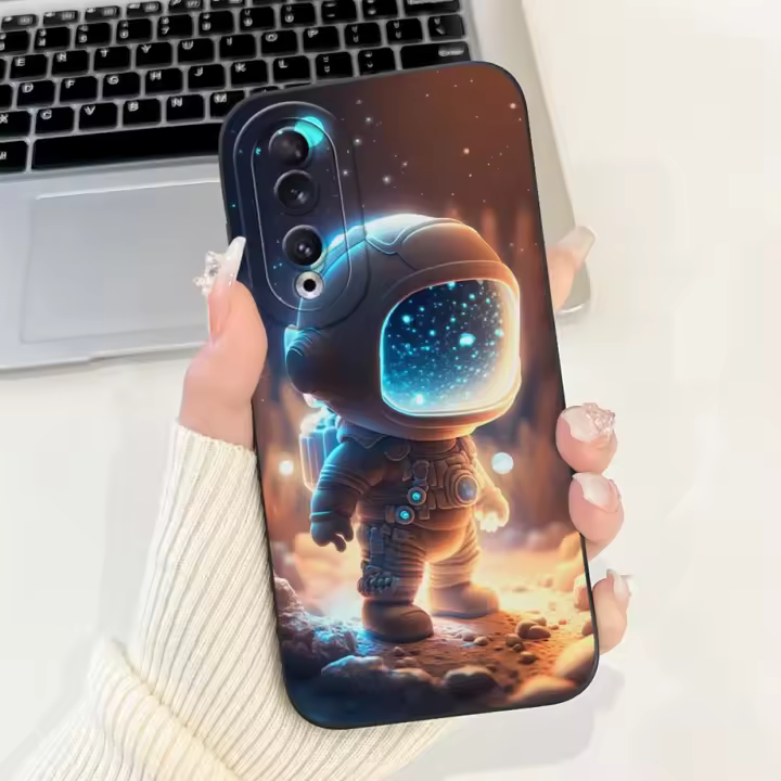 Funda de teléfono para Honor 90 lite 90pro, cubierta trasera de dibujos animados, suave, mate, Silicona - 1