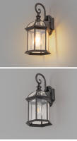Lámpara de Pared Retro LED Estilo Europeo TOMAXIN 11 Estilos Disponibles Resistente al Agua para Decoración de Jardín Villa Restaurante Balcón Material de Hierro Fundido Color Blanco Cálido Eficiencia de Energía - details 20