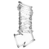 Empaque privado Anillo masculino sexy Funda reutilizable Retraso de la eyaculación Erección más fuerte Extensor Masaje de próstata Juguetes sexuales para hombres adultos - details 7