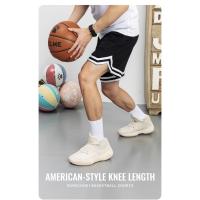 Shorts De Baloncesto Para Hombre SONECHOKI De Longitud De Rodilla Estampado De Rayas Malla Transpirable Entrenamiento Fitness Running Gimnasio - details 4