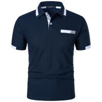 Camisa Polo Para Hombre Verano Manga Corta Clásica Con Botones Ajustada Ligera Transpirable Moda Streetwear Polyester - details 4