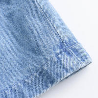 Mini s para Mujer Primavera 2025 Estilo Transfronterizo Moda Europea Americana con Cinturón Lavado Plisado Azul - details 8