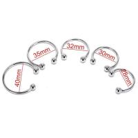 Empaque privado Anillos sexys de acero inoxidable Estimulación del glande Productos para adultos Anillo de metal masculino Juguetes sexuales para hombres Retraso de la eyaculación - details 2