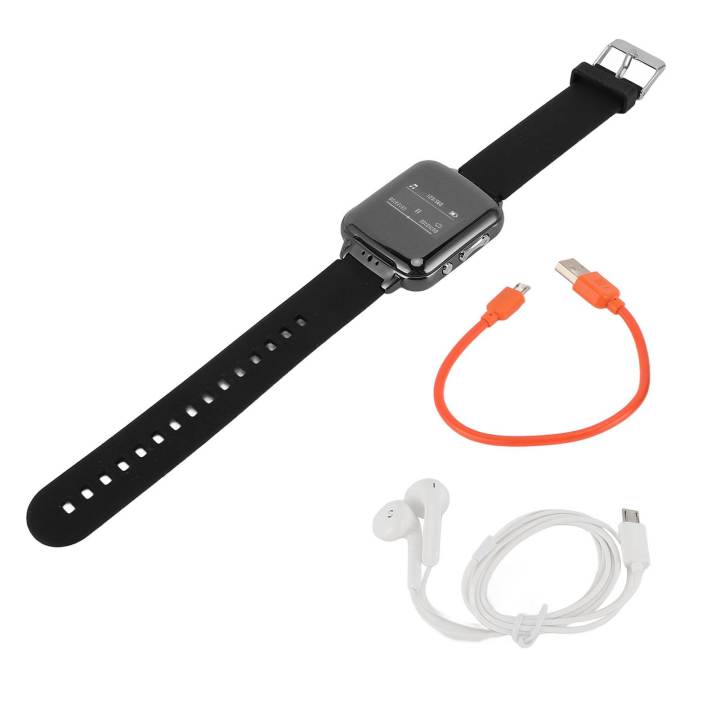 Reloj con grabadora de voz, reducción de ruido, reproductor MP3 Bluetooth, pulsera de grabación activada por voz para reuniones 4G