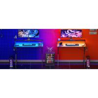 BEXEVUE Escritorio Gaming Regleta Enchufes LED