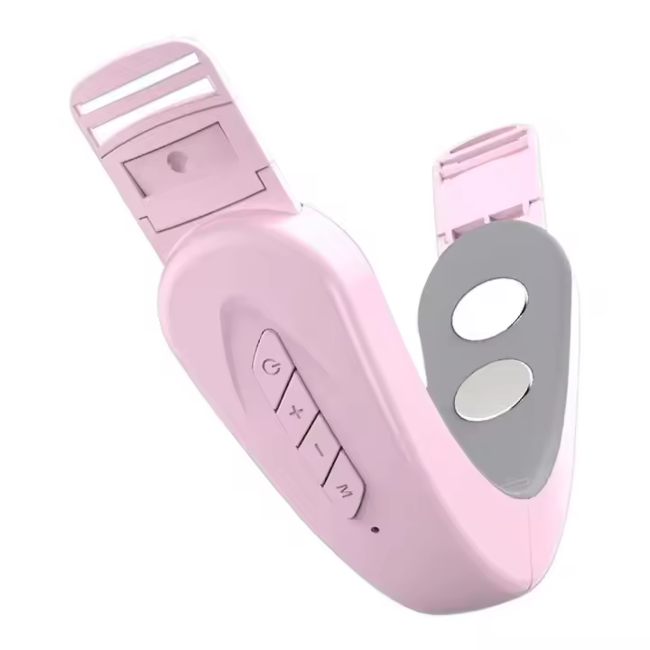 Máquina de elevación EMS, removedor de amapola, estiramiento y reafirmación facial en V, dispositivo de adelgazamiento, masajeador facial inteligente - 1