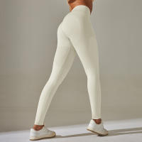Hamidou-MALLAS DE Yoga sin costuras para mujer, ropa deportiva de entrenamiento, pantalones deportivos de cintura alta - details 13