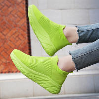 Taburete ultraligero tejido para mujer, zapatos deportivos ultraligeros de gran tamaño, ideal para primavera y otoño - details 18