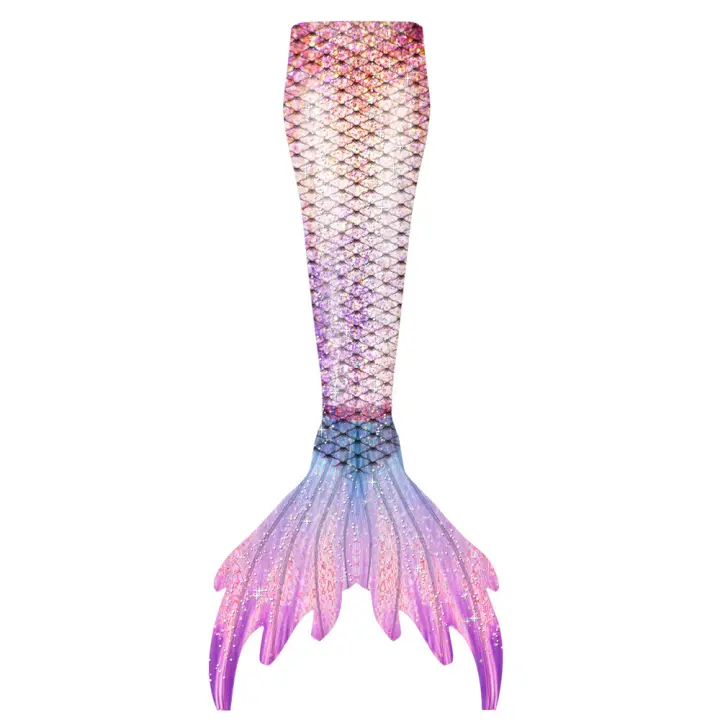 Traje de baño de sirena traje de baño para niños nueva niña traje de princesa de sirena cola de sirena traje de rendimiento para niños - 1