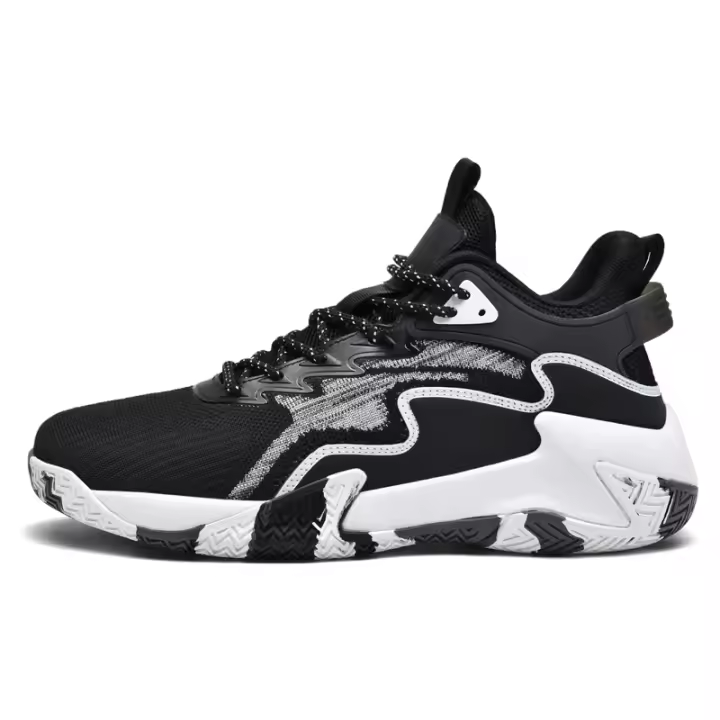Zapatillas de baloncesto de gran tamaño para hombre, calzado deportivo transpirable con malla antideslizante y absorbente - 1