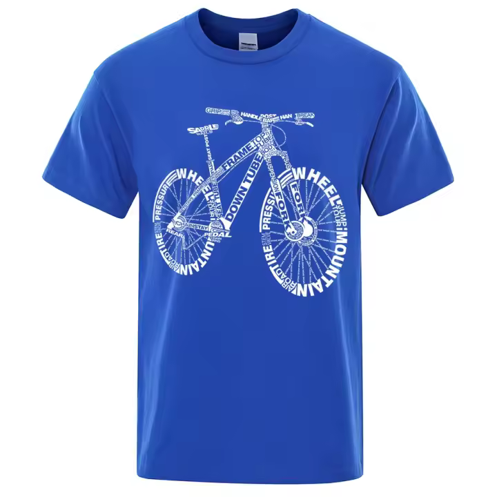 Camisetas con estampado divertido para hombre, camiseta de montaña para hombre, camisetas de manga corta transpirables de verano - 1