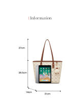 FOXER-Bolso de mano de cuero sintético para mujer, bolsa de hombro de gran capacidad, a la moda, para oficina - details 6