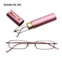 Gafas ultrafinas con base metálica elegantes para hombres y mujeres, computadora portátil, mini gafas de lectura con Ca+1.0~+4.0 - details 0