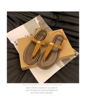 Sandalias planas con clip para mujer, nuevas de verano para uso al aire libre con faldas, chanclas de playa - details 15