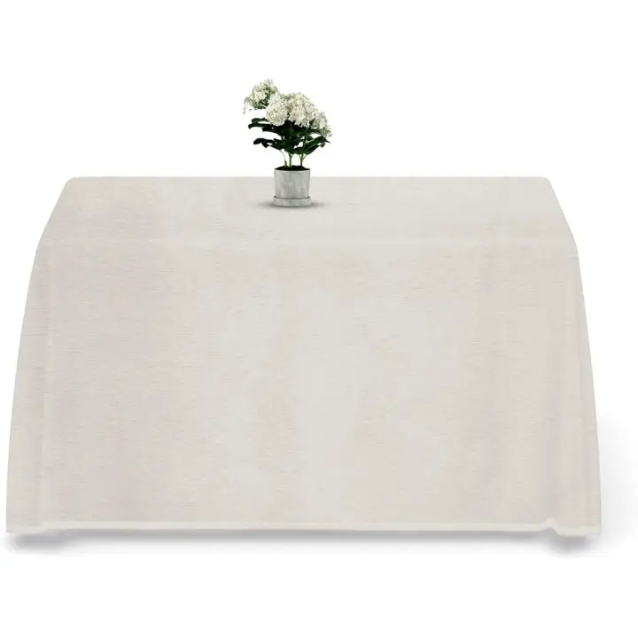 ‎ 110 x 60 x 0,01 cm Falda Mesa Camilla Chenilla, Ropa Mesa Camilla Rectangular - 1