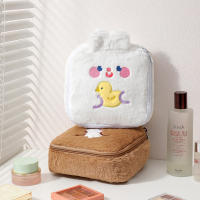Bolso De Maquillaje Grande De Peluche Invierno Dibujos Animados Para Niñas Bolsa De Cosméticos Portátil Con Orejas De Conejo Bolsa De Lavado Y Estuche De Lápices - details 4