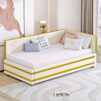 Sofá cama de terciopelo Multifuncional 90*200 Marco de muebles para el hogar Terciopelo suave - details 0