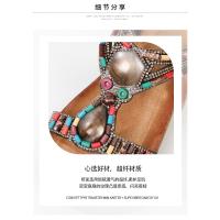 Sandalias de Mujer Verano 2025 |   Zapatos Bohemios Étnicos con Cristales |   Sandalias Deportivas Playa Suela Blanda Antideslizante - Moda Elegante y Confort - details 2