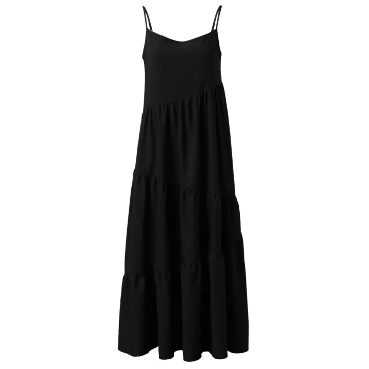 vestido de verano de mujer vestidos largos casuales dama - 1