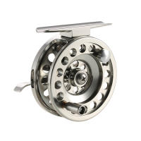 Carrete de aleación de aluminio para diestros, carretes lisos de mosca de hielo, accesorios de pesca - details 4