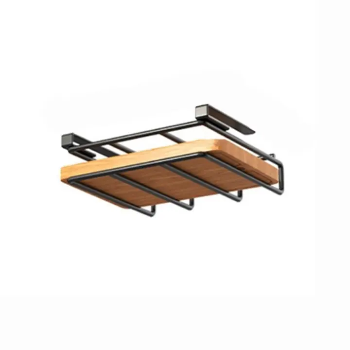 Tabla de cortar de acero inoxidable, soporte para cubierta de olla, soporte de carga alta, ahorro de espacio debajo del armario, estante de almacenamiento de gran capacidad - 1