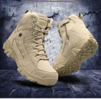 Botas tácticas militares impermeables para hombres, zapatos de seguridad para el trabajo, escalada, senderismo, botines al aire libre, desierto - details 2
