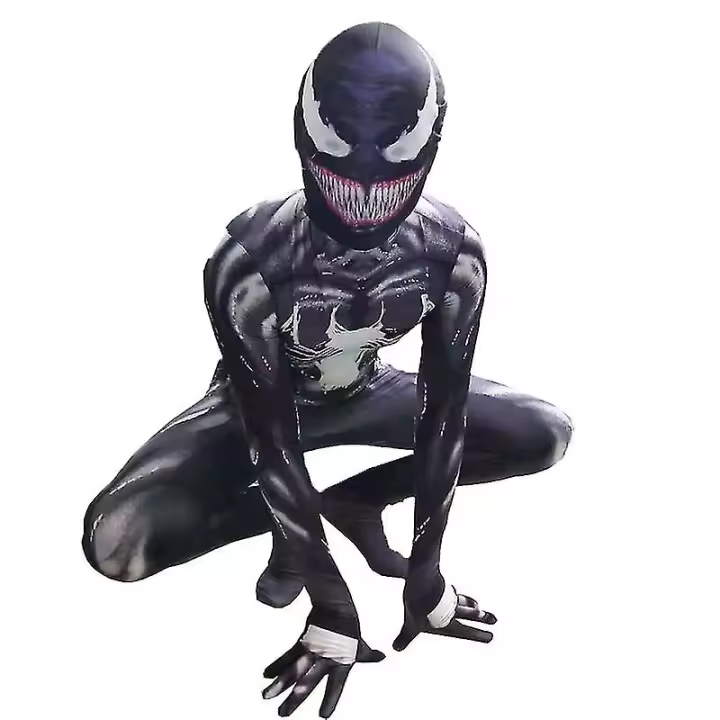 Traje de Superhéroe Venom Colección Nueva para Niños y Adultos Conjuntos de Cuerpos Musculares - 1