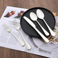 Vajilla azul de acero inoxidable para 4 personas, tenedor, cuchara, cuchillo, espejo de cocina, juego de cubiertos - details 0