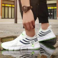 Zapatos deportivos informales para hombre, zapatillas ligeras transpirables, zapatillas para correr de malla negra para exteriores, zapatillas deportivas para correr, Tenis para caminar - details 8