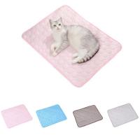 Suministros para mascotas, almohadilla de hielo transpirable para mascotas, antideslizante, resistente a mordeduras, estera de refrigeración para perros, almohadilla de hielo refrescante suave a prueba de humedad para perros, verano - details 1