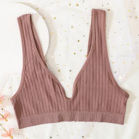 Sujetador Sin Costuras De Profundo Escote Para Mujer Lencería Sexy Sin Aros De Espalda Baja Bragas Dormir Sujetador Push up Unisex Crop Top - details 15