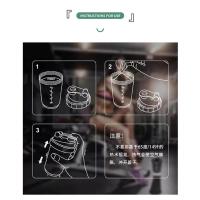Botella De Deporte Con Bolas De Mezcla a Prueba De Fugas Para Proteína De Caseína Bolsa De Bebida Fitness Y Gimnasio PP Y Silicona 400ML - details 9