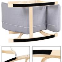 Mecedora, Sillón Tumbona, Color Gris, 125 x 91 x 67 cm - details 4