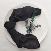 Juego de 4 servilletas de tela para coser bordes, tela suave de algodón de gasa verde salvia para decoración de mesa, bodas, cenas de Navidad, fiestas y vacaciones - details 11