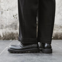 Zapatos casuales de cuero para hombre con punta redonda y talla grande, con aumento de 5,5 cm. - details 12