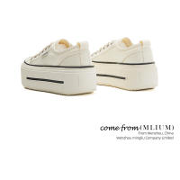 Aumento de altura interior 0,5 cm plantilla de piel de cerdo zapatos de lona nuevos zapatos de junta casual versátiles zapatos pequeños blancos - details 10