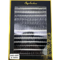 Pestañas Postizas Segregadas Tejidas DIY 40D 60D 80D Y 100D Gruesas Y Rápidas Extensión De Pestañas Material De Algodón Plástico - details 15