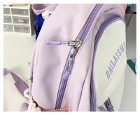 Nueva mochila para niñas, estudiantes de secundaria de escuela primaria, gran capacidad, alto valor, mochila versátil, mochila de color contrastante para mujeres - details 6