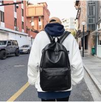Mochila de Cuero Suave Mochila de Viaje de Ocio para Estudiantes Universitarios, Mochila de Ordenador de Gran Capacidad para Hombres - details 6