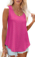 BUNO-2025 Novedad de verano, camisas para mujer, cuello redondo, sin mangas, Color sólido, camisetas sin mangas informales holgadas, blusas blancas para fiesta en la playa, camisas para mujer - details 46