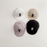 Gorra de béisbol coreana con letras para verano, gorro fino de secado rápido para niños, gorro con visera transpirable para exteriores, gorra con protección solar para bebés, niños y niñas - details 2