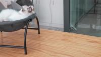 Hamaca de Gato de Acero Inoxidable Cama de Mascota Transpirable de Red - details 9