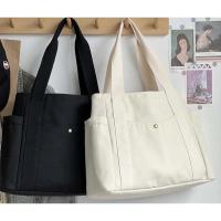Bolso de lona de gran capacidad para el trabajo, bolso de mujer estilo universitario - details 17